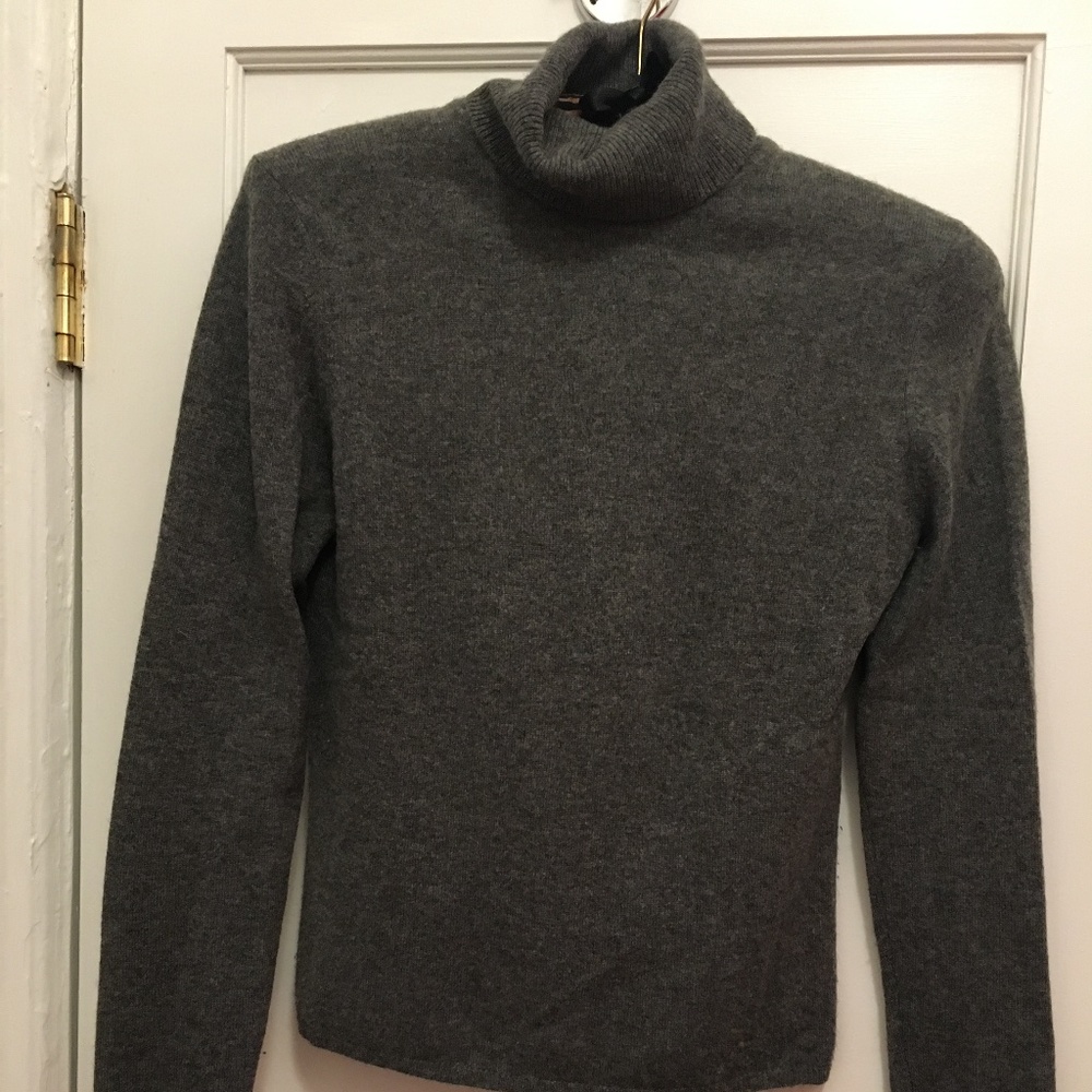 Charter Club Two-Ply Cashmere Turtleneck Sweater, size S